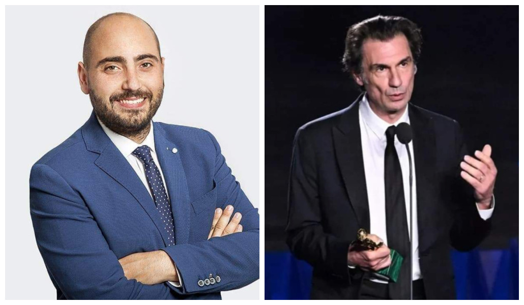 Giuseppe Pitta e Fabrizio Gifuni (Combo ph. Giuseppe Pitta Facebook)