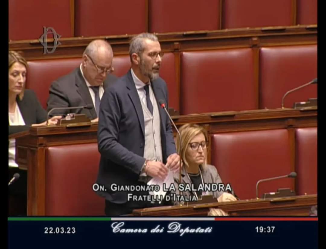On. Giandonato La Salandra, ph. pagina Facebook ufficiale