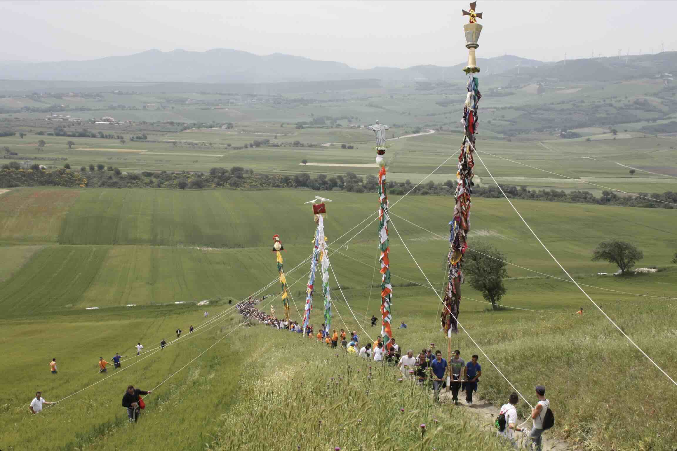 16 maggio pali Sant'Alberto a Pietramontecorvino