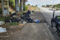 Manfredonia, rifiuti abbandonati sotto la SS 89