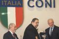 Il foggiano Cesare Gaudiano premiato dal presidente CONI Buonfiglio a Roma